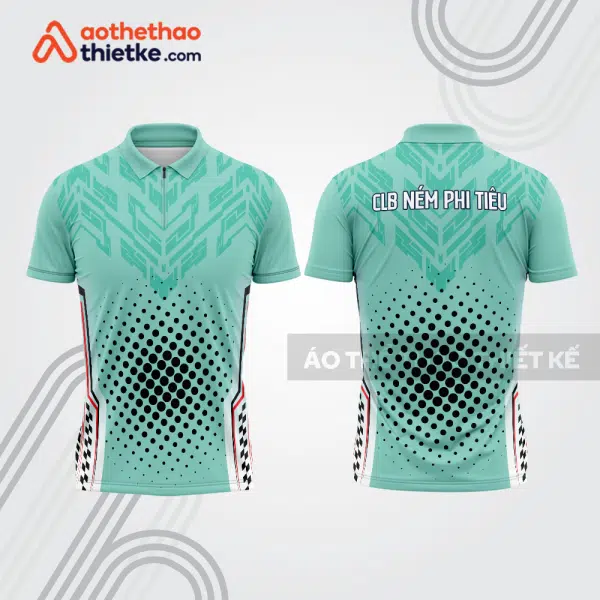 Mẫu thiết kế áo khóa kéo đồng phục CLB ném phi tiêu đẹp nt17