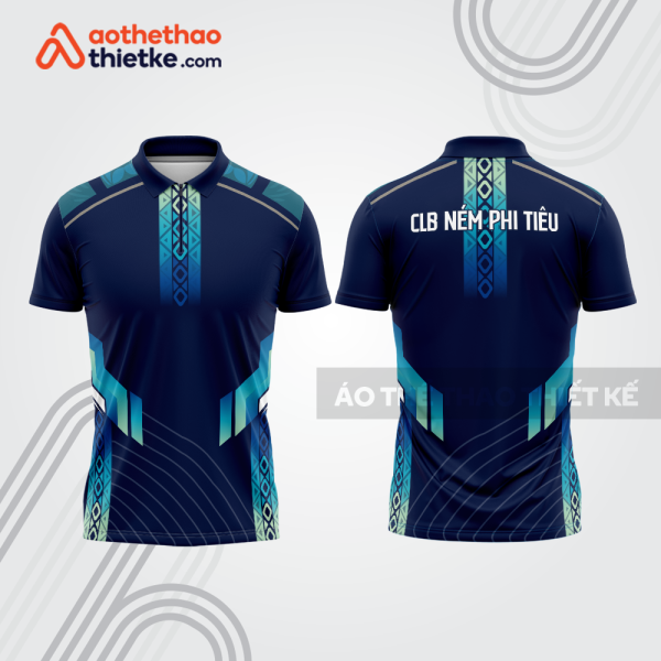 Mẫu thiết kế áo khóa kéo đồng phục CLB ném phi tiêu đẹp nt2