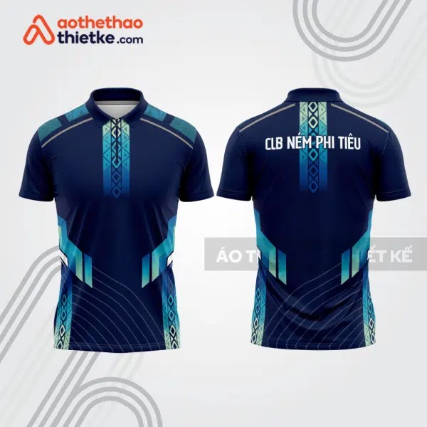 Mẫu thiết kế áo khóa kéo đồng phục CLB ném phi tiêu đẹp nt2