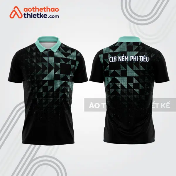 Mẫu thiết kế áo khóa kéo đồng phục CLB ném phi tiêu đẹp nt21