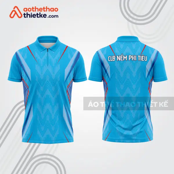 Mẫu thiết kế áo khóa kéo đồng phục CLB ném phi tiêu đẹp nt22