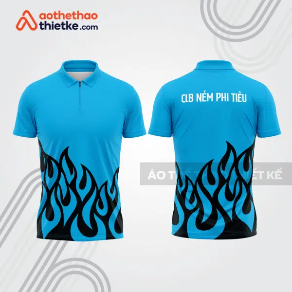 Mẫu thiết kế áo khóa kéo đồng phục CLB ném phi tiêu đẹp nt26