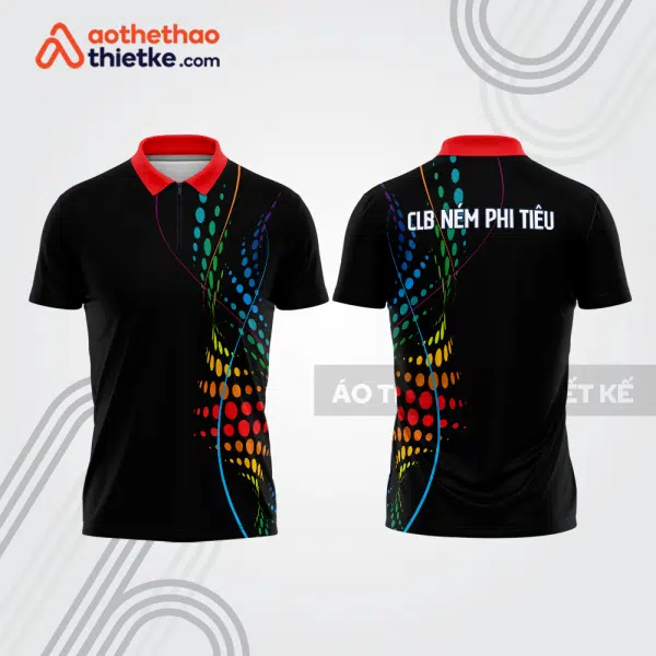 Mẫu thiết kế áo khóa kéo đồng phục CLB ném phi tiêu đẹp nt3