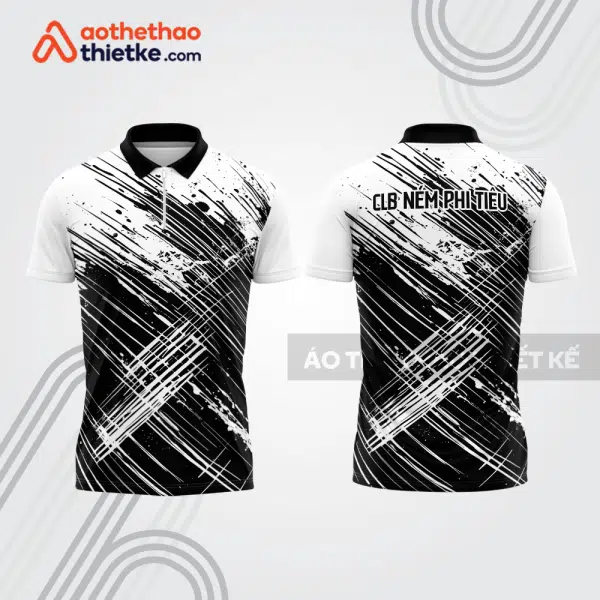 Mẫu thiết kế áo khóa kéo đồng phục CLB ném phi tiêu đẹp nt32
