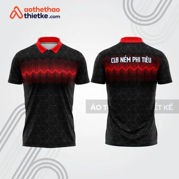 Mẫu thiết kế áo khóa kéo đồng phục CLB ném phi tiêu đẹp nt37