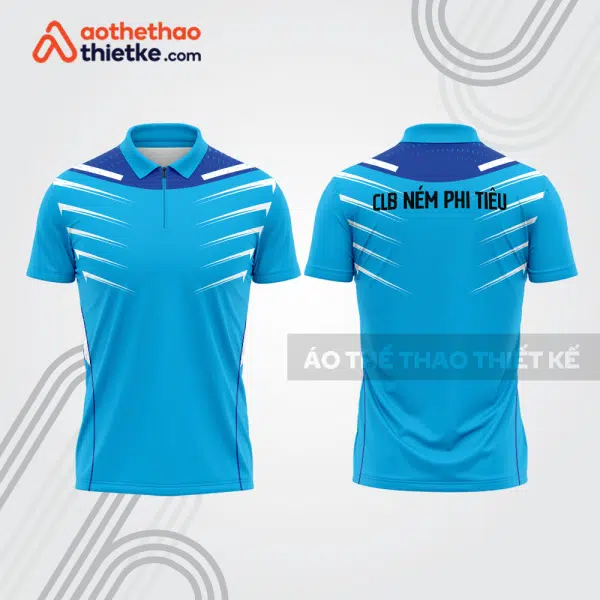 Mẫu thiết kế áo khóa kéo đồng phục CLB ném phi tiêu đẹp nt43