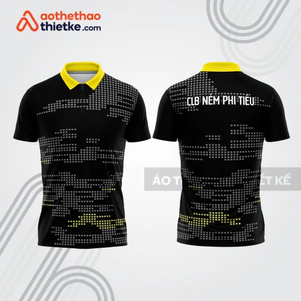 Mẫu thiết kế áo khóa kéo đồng phục CLB ném phi tiêu đẹp nt44