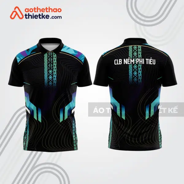 Mẫu thiết kế áo khóa kéo đồng phục CLB ném phi tiêu đẹp nt47