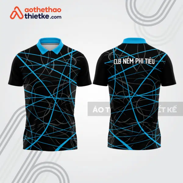 Mẫu thiết kế áo khóa kéo đồng phục CLB ném phi tiêu đẹp nt49