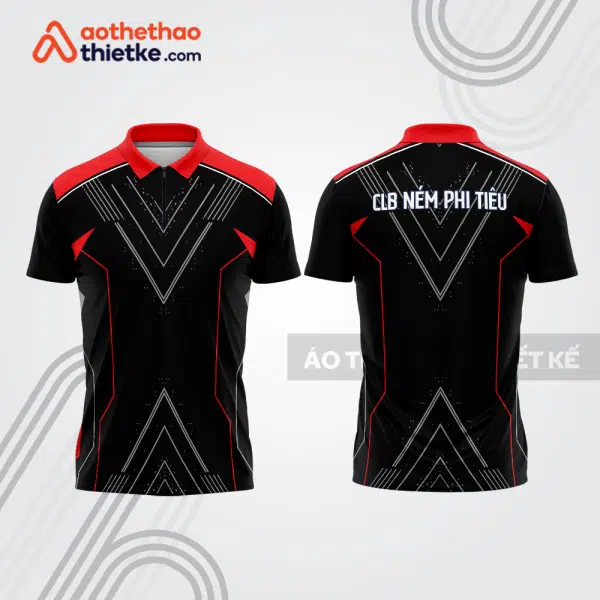 Mẫu thiết kế áo khóa kéo đồng phục CLB ném phi tiêu đẹp nt5