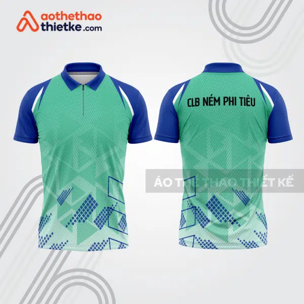 Mẫu thiết kế áo khóa kéo đồng phục CLB ném phi tiêu đẹp nt50