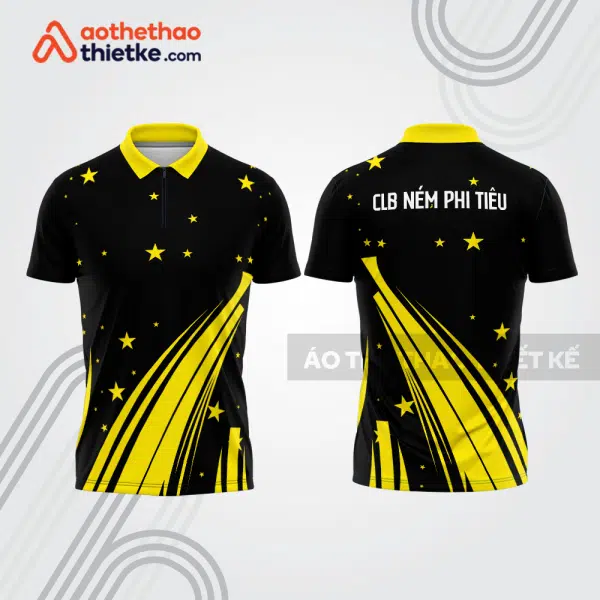 Mẫu thiết kế áo khóa kéo đồng phục CLB ném phi tiêu đẹp nt52