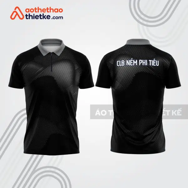 Mẫu thiết kế áo khóa kéo đồng phục CLB ném phi tiêu đẹp nt9