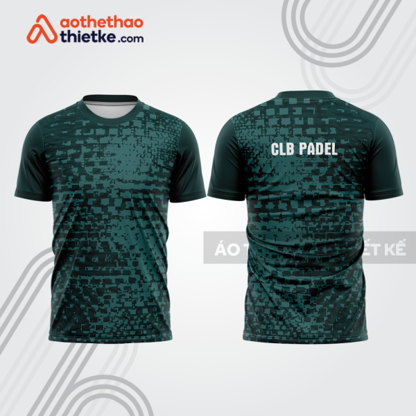 Mẫu thiết kế áo t-shirt thi đấu padel đẹp pdb156