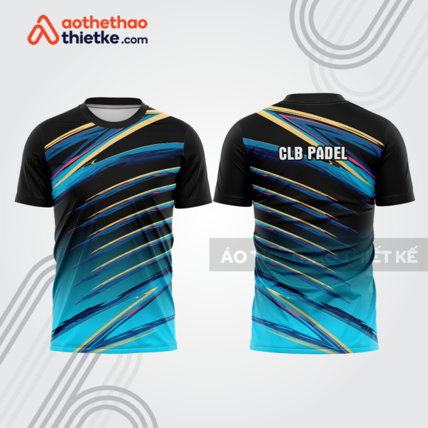 Mẫu thiết kế áo t-shirt thi đấu padel đẹp pdb158