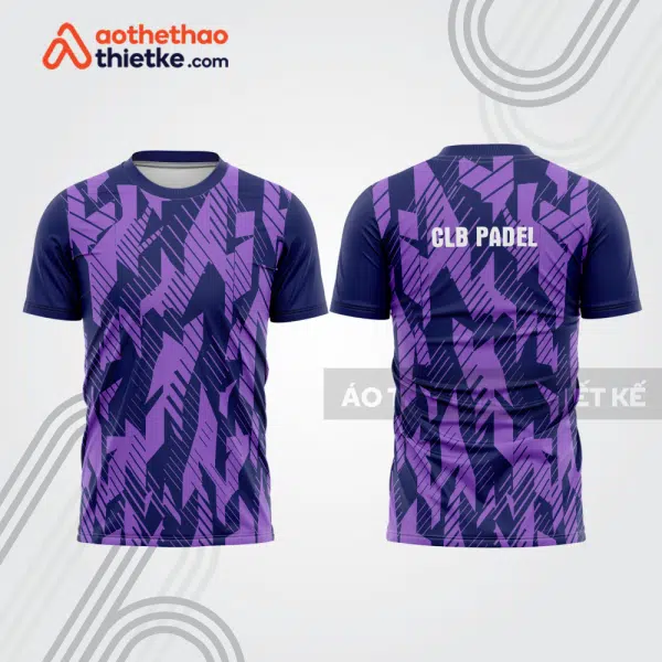 Mẫu thiết kế áo t-shirt thi đấu padel đẹp pdb160