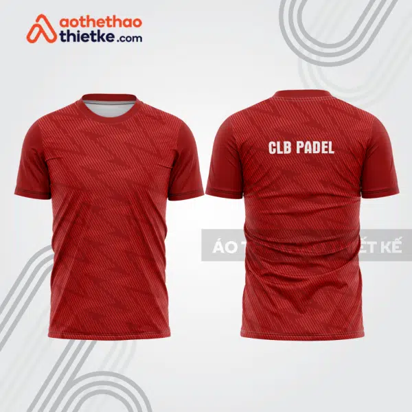 Mẫu thiết kế áo t-shirt thi đấu padel đẹp pdb163