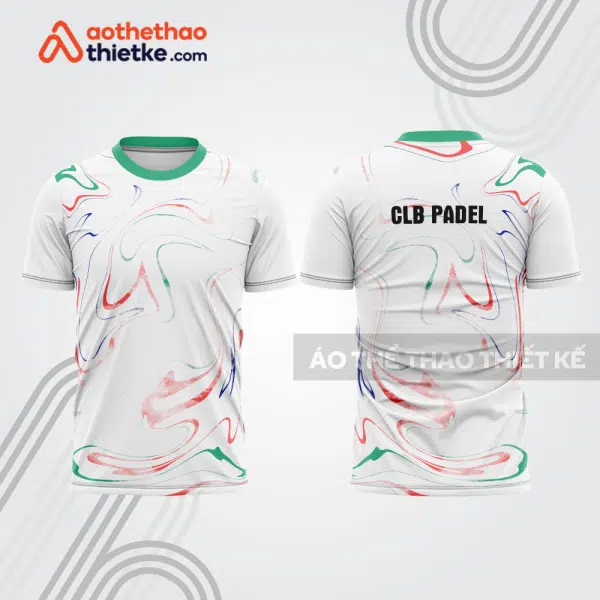 Mẫu thiết kế áo t-shirt thi đấu padel đẹp pdb165