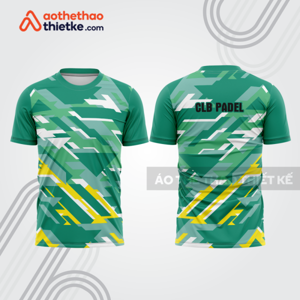 Mẫu thiết kế áo t-shirt thi đấu padel đẹp pdb173