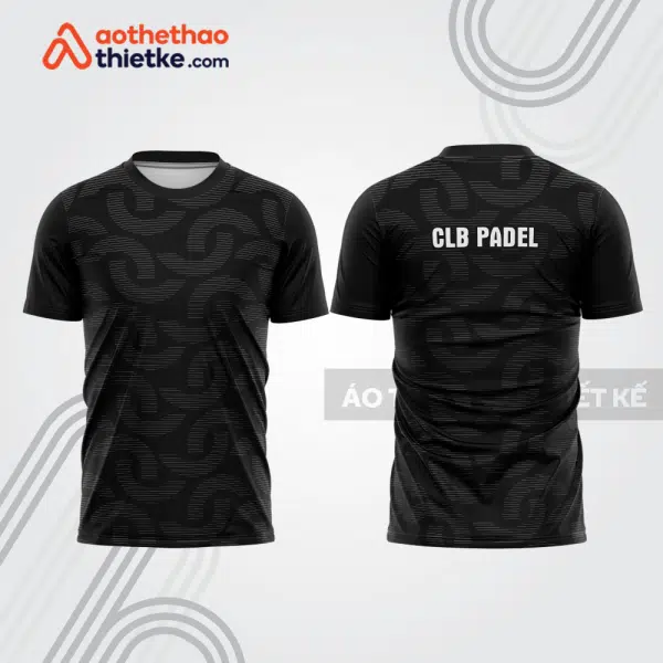 Mẫu thiết kế áo t-shirt thi đấu padel đẹp pdb174
