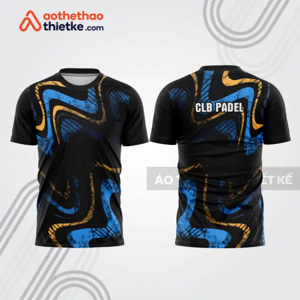 Mẫu thiết kế áo t-shirt thi đấu padel đẹp pdb175