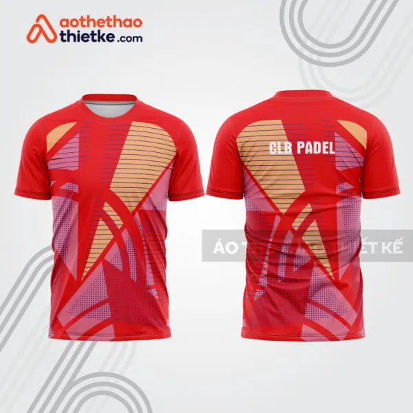 Mẫu thiết kế áo t-shirt thi đấu padel đẹp pdb176