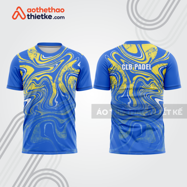 Mẫu thiết kế áo t-shirt thi đấu padel đẹp pdb180
