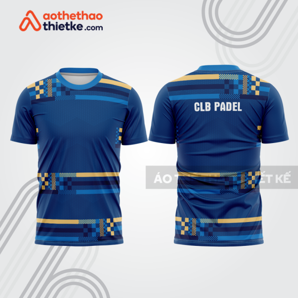 Mẫu thiết kế áo t-shirt thi đấu padel đẹp pdb182