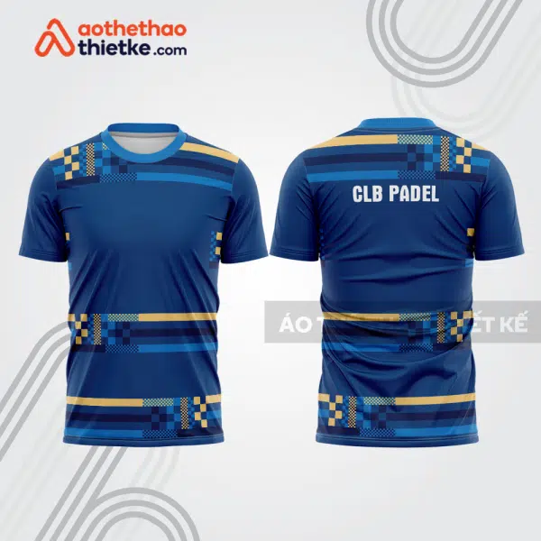 Mẫu thiết kế áo t-shirt thi đấu padel đẹp pdb182