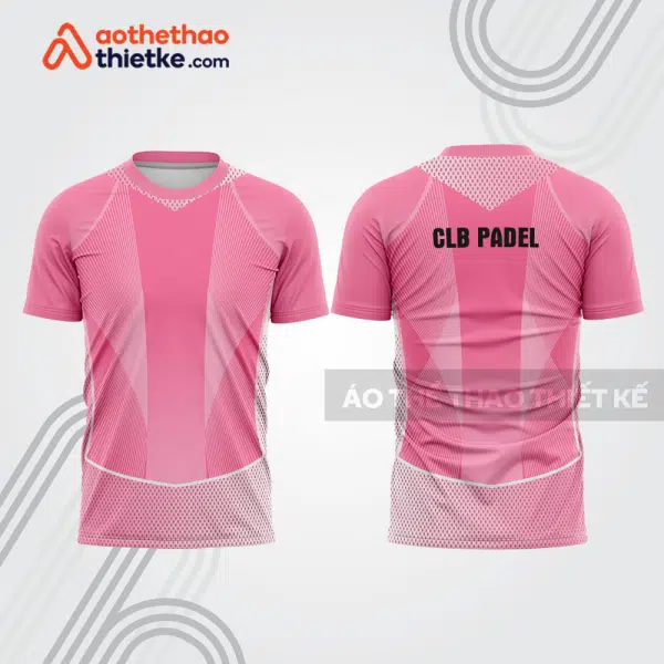 Mẫu thiết kế áo t-shirt thi đấu padel đẹp pdb186