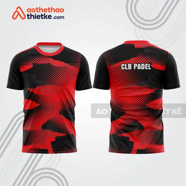 Mẫu thiết kế áo t-shirt thi đấu padel đẹp pdb189