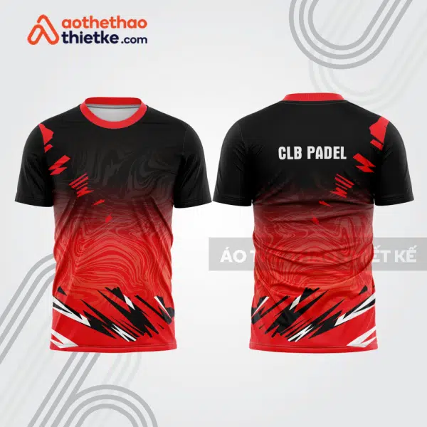 Mẫu thiết kế áo t-shirt thi đấu padel đẹp pdb190