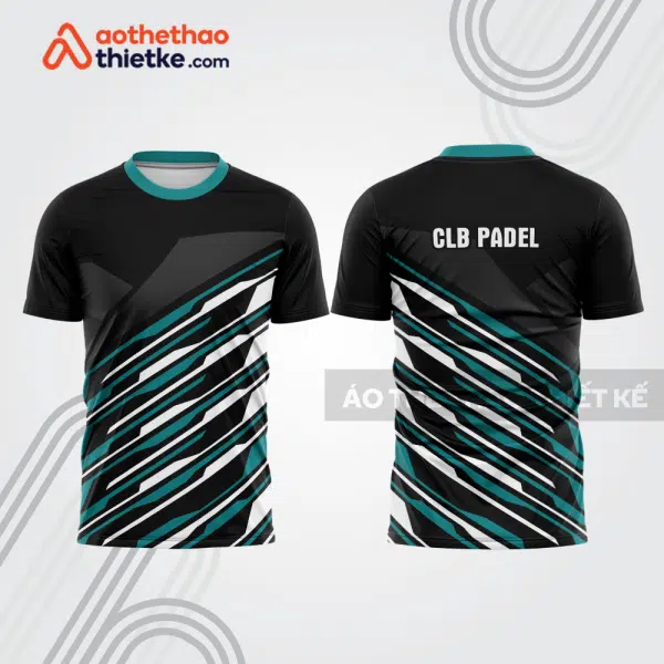 Mẫu thiết kế áo t-shirt thi đấu padel đẹp pdb191