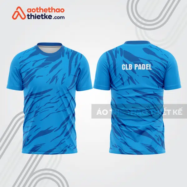 Mẫu thiết kế áo t-shirt thi đấu padel đẹp pdb192