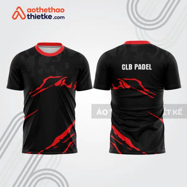 Mẫu thiết kế áo t-shirt thi đấu padel đẹp pdb194