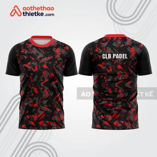 Mẫu thiết kế áo t-shirt thi đấu padel đẹp pdb197