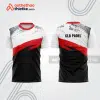 Mẫu thiết kế áo t-shirt thi đấu padel đẹp pdb199