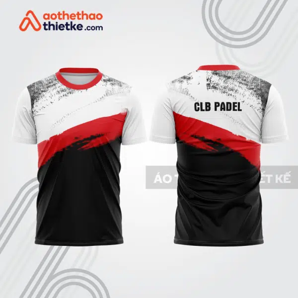 Mẫu thiết kế áo t-shirt thi đấu padel đẹp pdb199