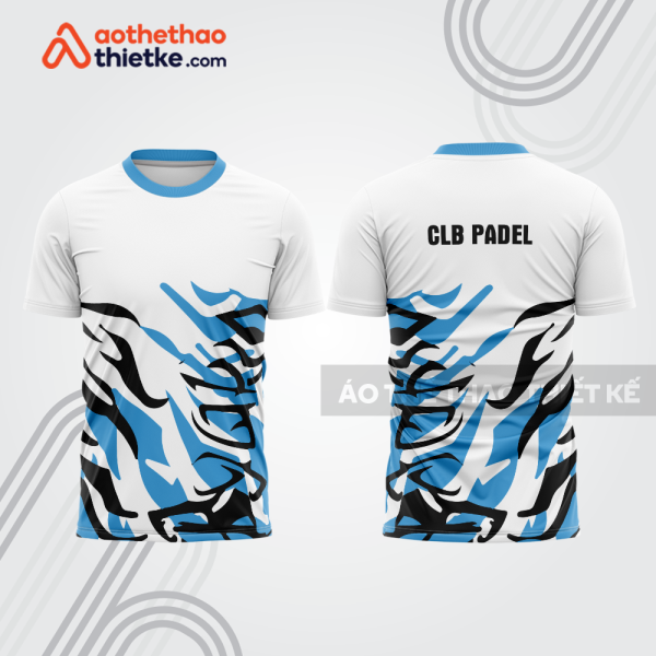 Mẫu thiết kế áo t-shirt thi đấu padel đẹp pdb208