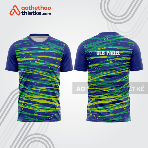 Mẫu thiết kế áo t-shirt thi đấu padel đẹp pdb210