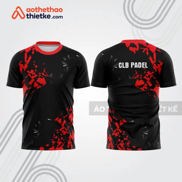 Mẫu thiết kế áo t-shirt thi đấu padel đẹp pdb211