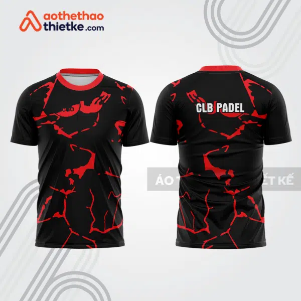 Mẫu thiết kế áo t-shirt thi đấu padel đẹp pdb217