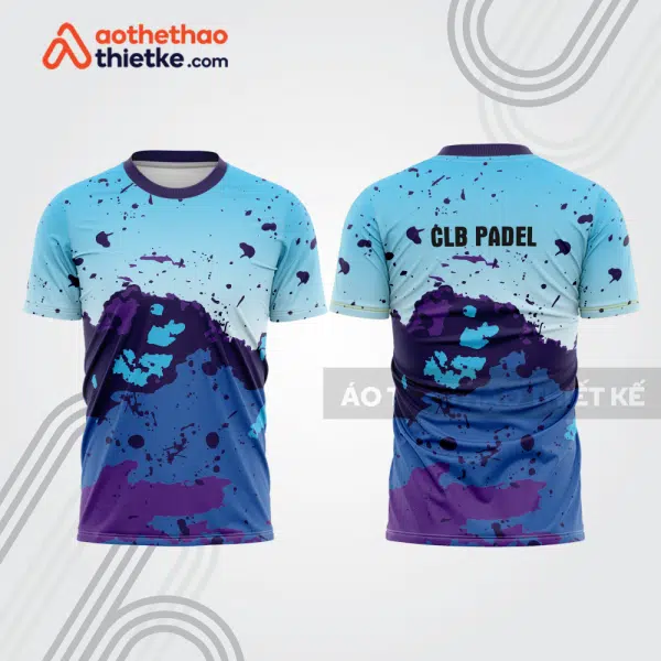 Mẫu thiết kế áo t-shirt thi đấu padel đẹp pdb218