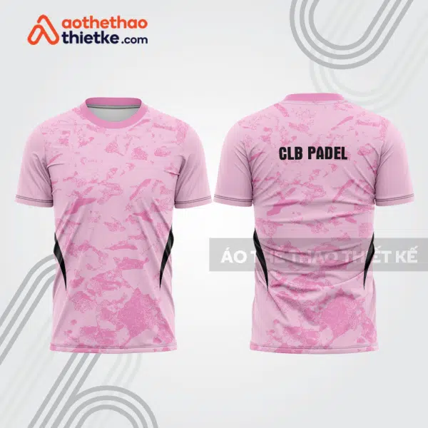Mẫu thiết kế áo t-shirt đồng phục thi đấu padel đẹp pdb223