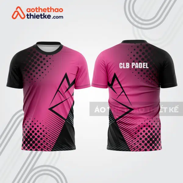 Mẫu thiết kế áo t-shirt đồng phục thi đấu padel đẹp pdb226