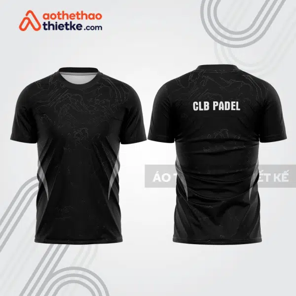 Mẫu thiết kế áo t-shirt đồng phục thi đấu padel đẹp pdb229