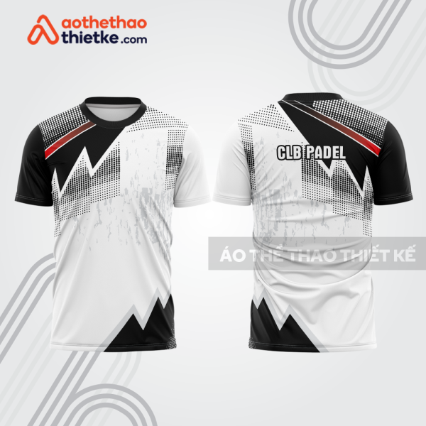 Mẫu thiết kế áo t-shirt đồng phục thi đấu padel đẹp pdb231