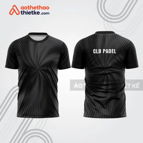 Mẫu thiết kế áo t-shirt đồng phục thi đấu padel đẹp pdb232