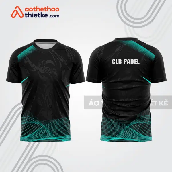 Mẫu thiết kế áo t-shirt đồng phục thi đấu padel đẹp pdb234