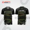 Mẫu thiết kế áo t-shirt đồng phục thi đấu padel đẹp pdb235